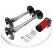 Klaxon Double Trompette Noir Compresseur 12V Voiture