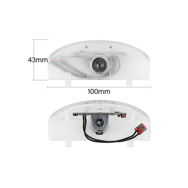 Projecteur de Porte LED Mitsubishi Pajero V80 V87 V93 V97 2007-2018 Lumière de Bienvenue 2 Pièces