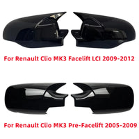 Coques de Rétroviseurs Renault Clio 3 Phase 1 et Phase 2 2005-2012
