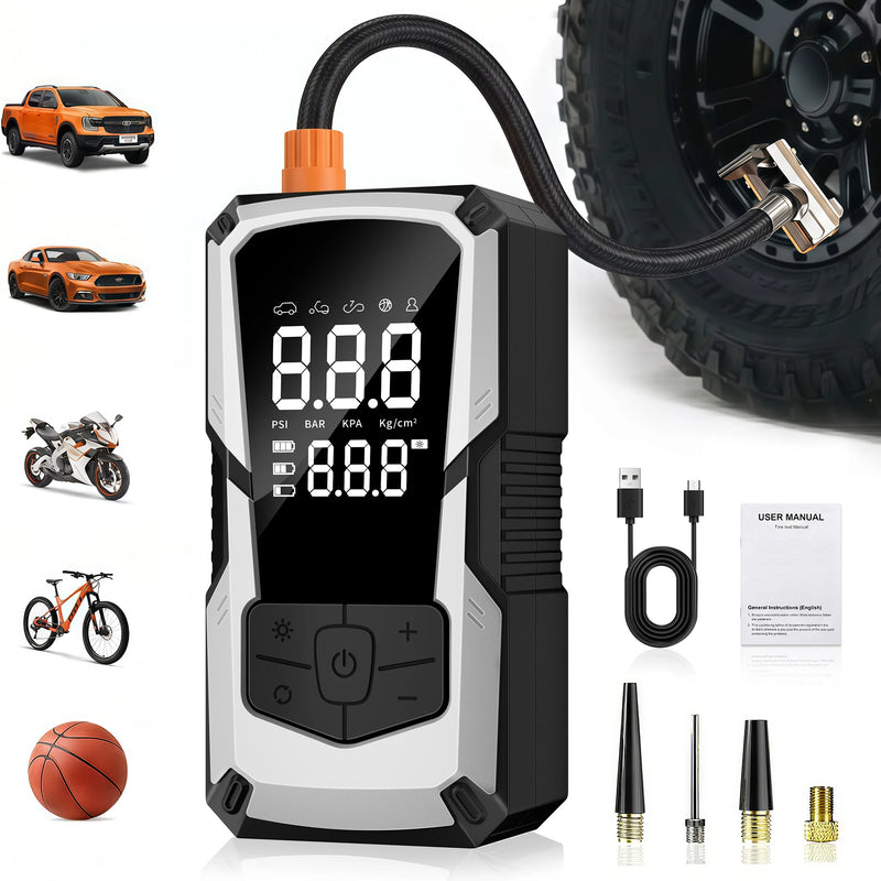 Gonfleur de Pneu Sans Fil 150 PSI Écran Numérique