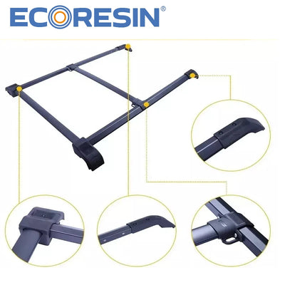 Barres de Toit Aluminium Noir Ford Bronco Tout-Terrain