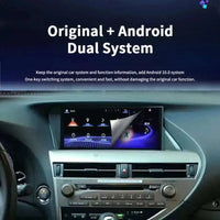 Autoradio Android 14 Écran QLED 12,3 Pouces Lexus RX 270 350 450h 2009-2015 CarPlay Double Système
