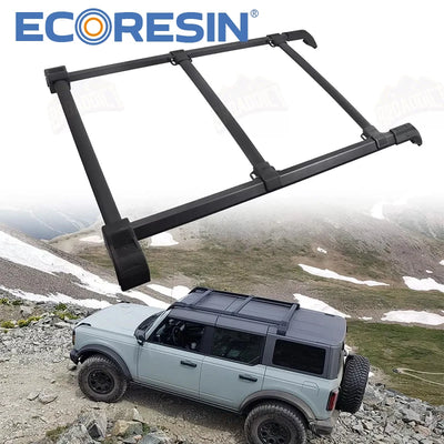 Barres de Toit Aluminium Noir Ford Bronco Tout-Terrain