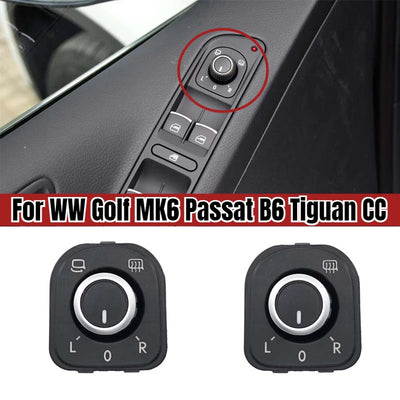 Bouton de Réglage de Miroir Volkswagen Golf MK5 MK6 Passat