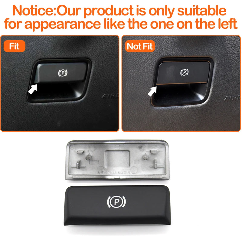 Bouton de Frein de Stationnement Mercedes W176 W246 W166 — gros plan