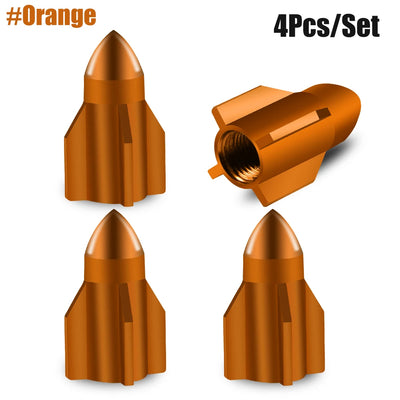 Bouchons de Valve Universels Grenade Aluminium Anodisé