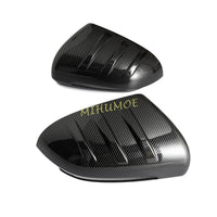 Coques de Rétroviseur BYD Atto 3, Seal U, Sealion 5 et 6, Song Plus 2022-2026 Aspect Carbone à Ailettes, Paire