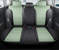 Housses de Siège Cuir Toyota RAV4 2020-2023 Sur Mesure 5 ou 9 Pièces Orange Vert Gris Noir