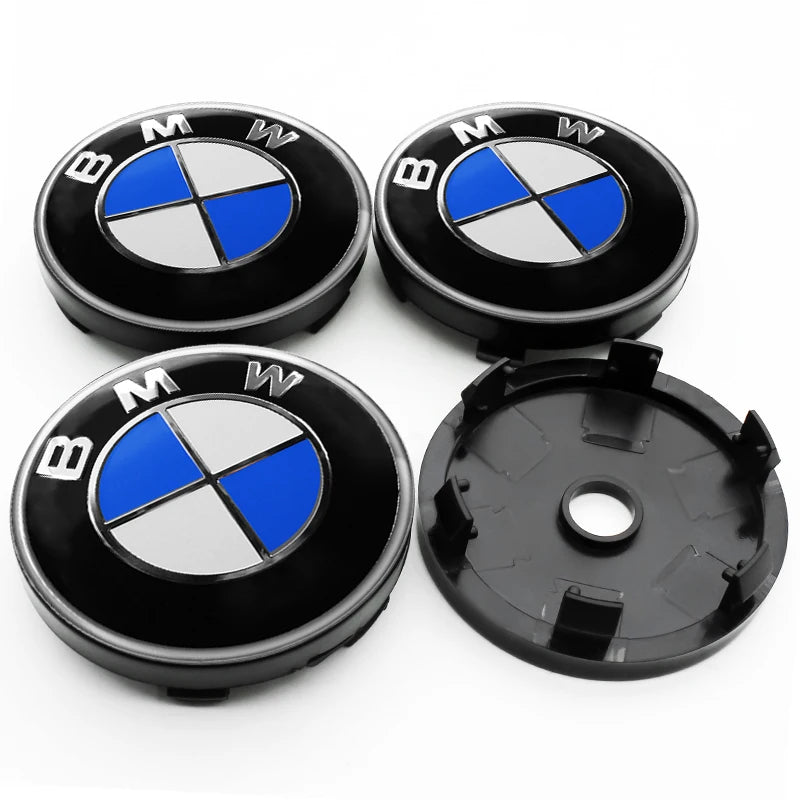 Cache-Moyeux BMW E90 F30 F10 X1 X5 56mm 60mm — exemple de montage