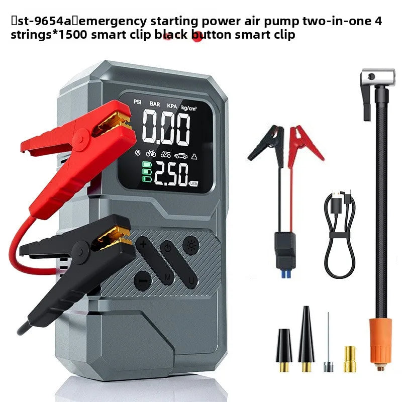 Démarreur de Batterie 1000A Compresseur 150 PSI Portable