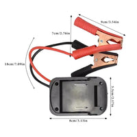 Démarreur de Secours 12 V pour Batterie d'Outil Pinces et Convertisseur