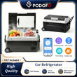Réfrigérateur de Voiture Podofo 35 L 45 L 55 L Glacière Électrique à Compresseur avec Application et Roues