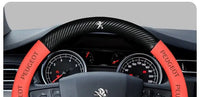 Couvre Volant Peugeot Cuir Nappa Enfilable 38 cm Rond ou Méplat