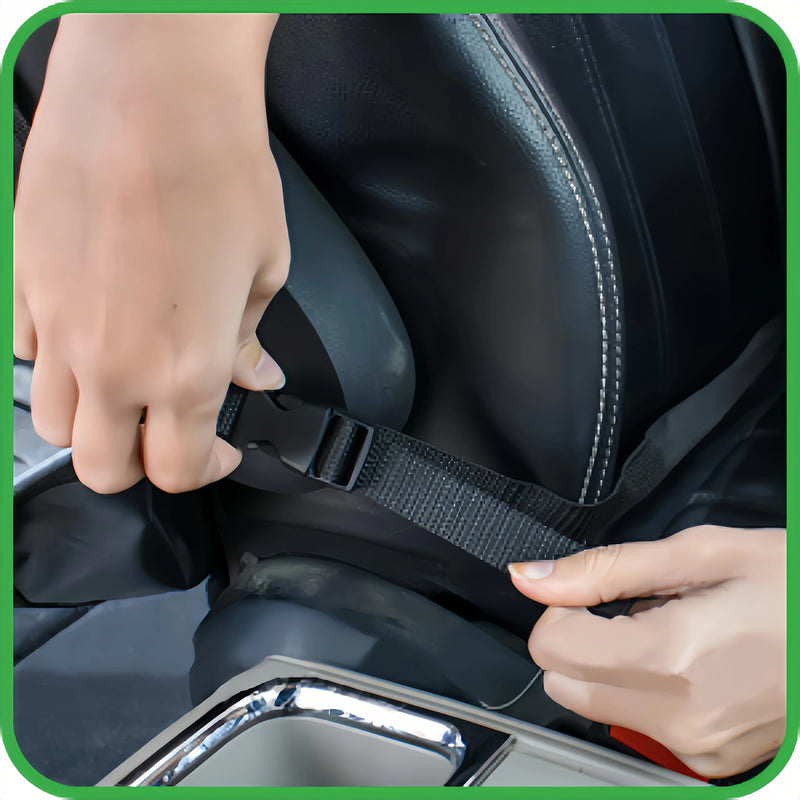 Car Seat Back Organizer Kick-Proof Protection 3 Pockets