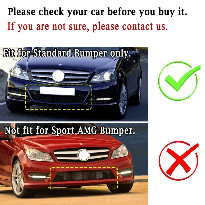 Lame Avant Mercedes Classe C W204 2011-2014 Version Standard