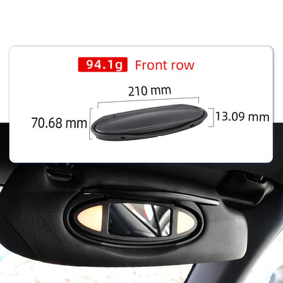 Pare-Soleil Intérieur Noir avec Miroir Porsche 911 996 997