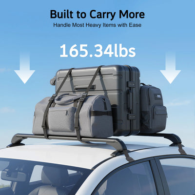Barres de Toit Universelles Berline SUV 75 kg