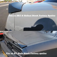 Extension de Becquet Arrière 2 Pièces Dodge Challenger 2015-2021 SRT R/T Hellcat Scat Pack avec Découpe Caméra