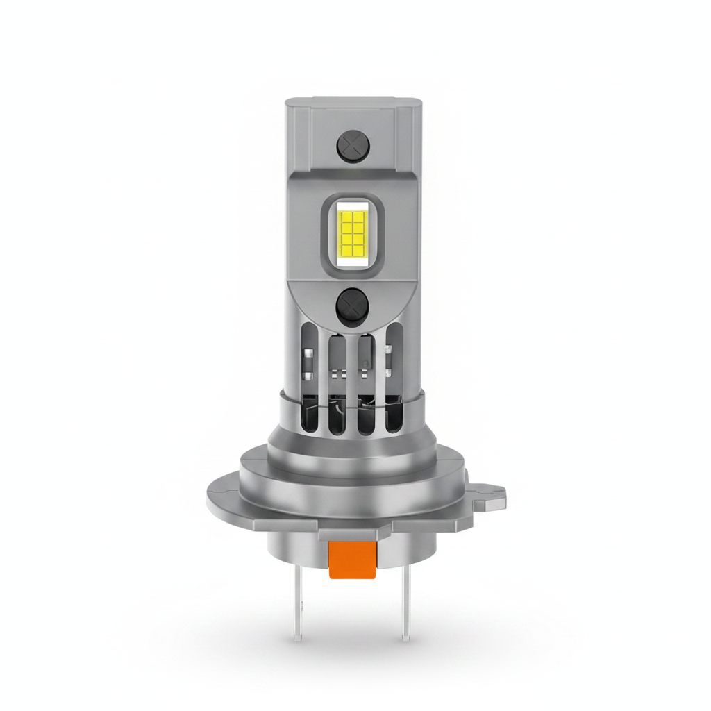Ampoule LED H7 6000K Canbus 300W, fond blanc studio