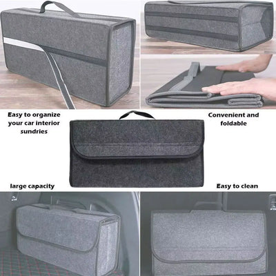 Boîte de Rangement de Coffre Voiture en Feutre