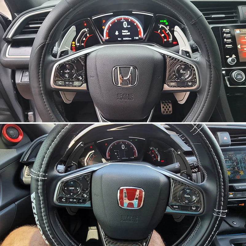 Palettes au Volant Honda Civic Accord CR-V 2018-2021 Aluminium
