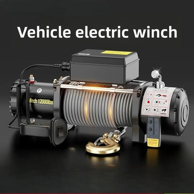 Treuil Électrique 2000 3000 lbs Sans Fil 12V 24V