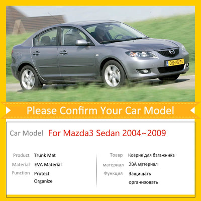 Tapis de Coffre Mazda 3 BK Berline 2004-2009