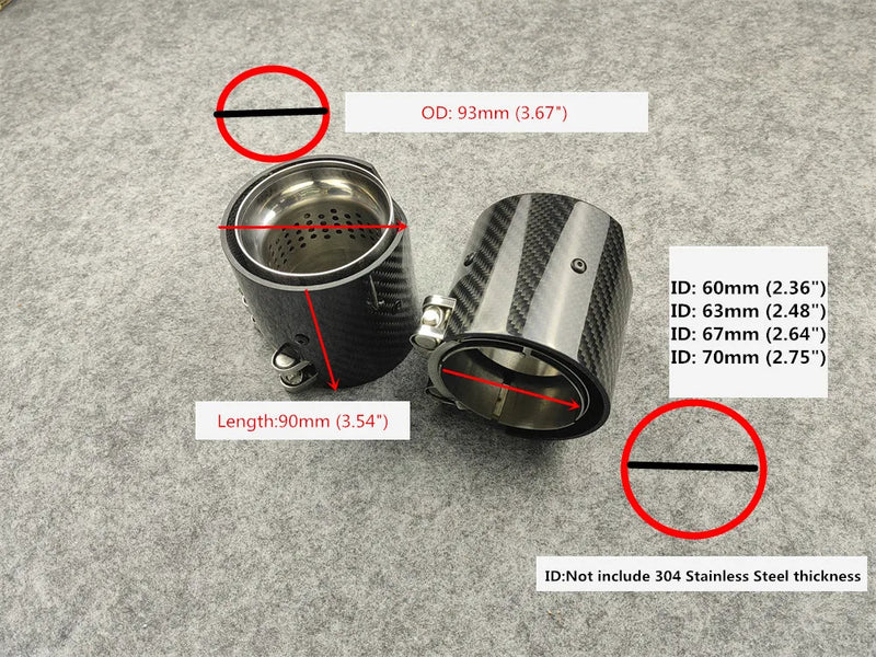 Embout d'Échappement Carbone BMW F20 F22 F32 F87