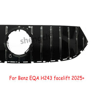 Calandre Mercedes EQA H243 2022-2026 Style GT à Barres Verticales Argent, Avant ou Après Restylage