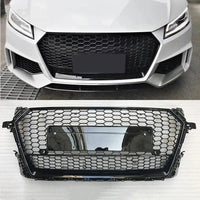 Calandre Avant Nid d'Abeille Style TT RS Audi TT TTS Mk3 8S 2015-2018 Noir Brillant ou Chromée