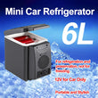 Mini Frigo Voiture 6 L 12 V 220 V Froid et Chaud