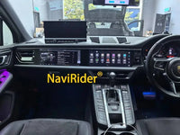 Autoradio Double Écran 12,3 + 12,3 Pouces Porsche Macan 2018-2024 Android CarPlay GPS 4G