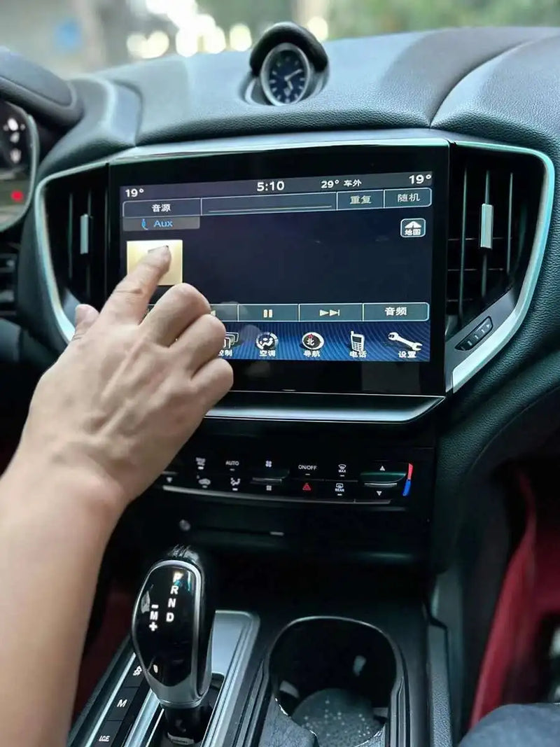 Autoradio Android 14 Maserati Ghibli 2014-2020 Écran 10,1 pouces CarPlay GPS Navigation