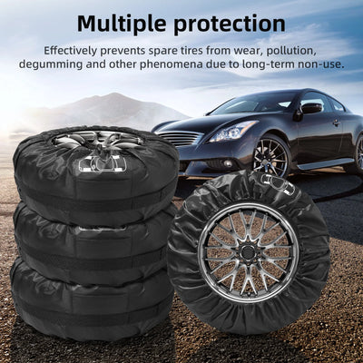 Housse de Protection Roue de Secours Voiture 13-20 Pouces