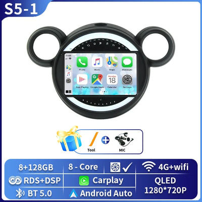 Autoradio Android CarPlay MINI Cooper R56 R60 2006-2015