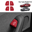 Bouton Lève-Vitre Autocollant Antidérapant Tesla Model 3 Y