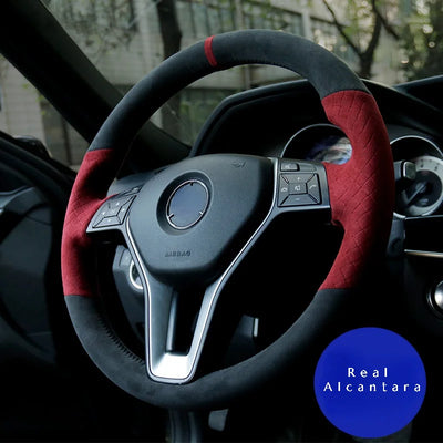 Couvre Volant Alcantara Mercedes W176 W204 C117 AMG