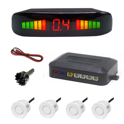 Radar de Recul 4 Capteurs 22 mm Écran LED Rétroéclairé