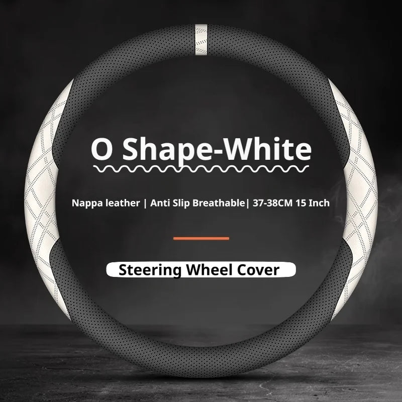 Couvre Volant Toyota Camry, RAV4, Highlander, Avalon, Sienna, Venza en Cuir Nappa Perforé, 8 Coloris