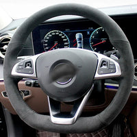 Couvre Volant Alcantara Mercedes W205 R231 GLA 45 — détail de fixation