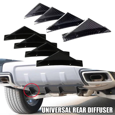 Becquet Diffuseur Arrière Universel Voiture (Lot de 4)