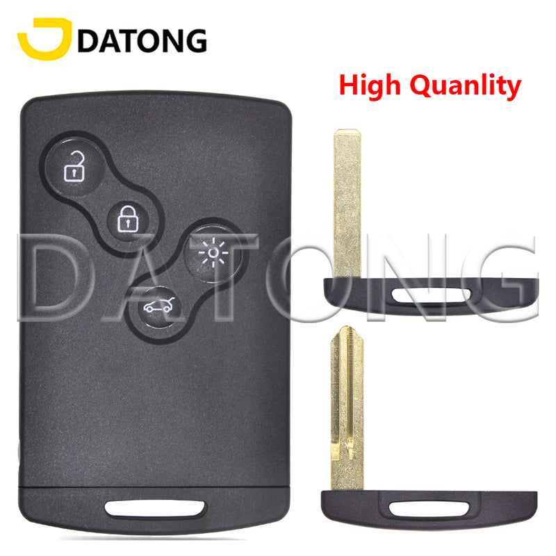 Coque de Clé Renault Carte 4 Touches Mégane 3 Clio 4 Captur Koleos Fluence Scénic Laguna VA2 NSN14