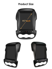Autoradio Android Ford Ranger 2012-2015 Écran Vertical 9,7 Pouces CarPlay Sans Fil GPS DSP
