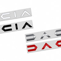 Emblème Dacia Métal Adhésif Coffre Sandero Duster Jogger Bigster