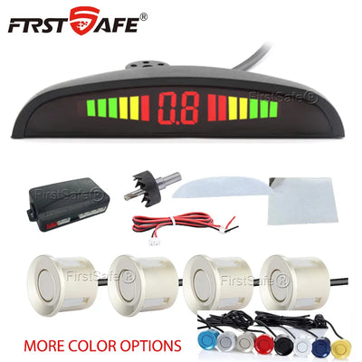 Radar de Recul 4 Capteurs Écran LED FirstSafe KZ-068