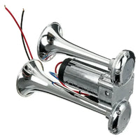 Klaxon Trompette Chromé 12V 600DB Universel Voiture