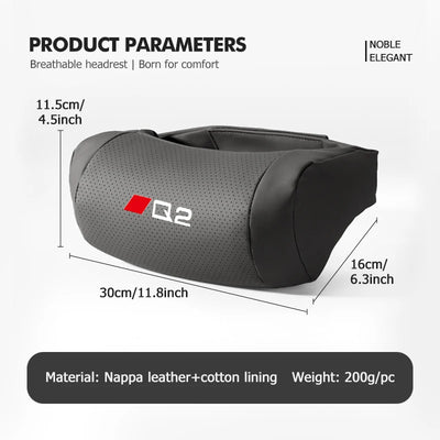 Coussin de Nuque Cuir Appuie-Tête Voiture Audi Q5 Q7