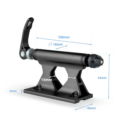 Porte-Vélos de Toit Fixation Fourche Dégagement Rapide