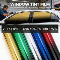 Film Teinté Dégradé Couleur Vitres Voiture 50 x 300 cm