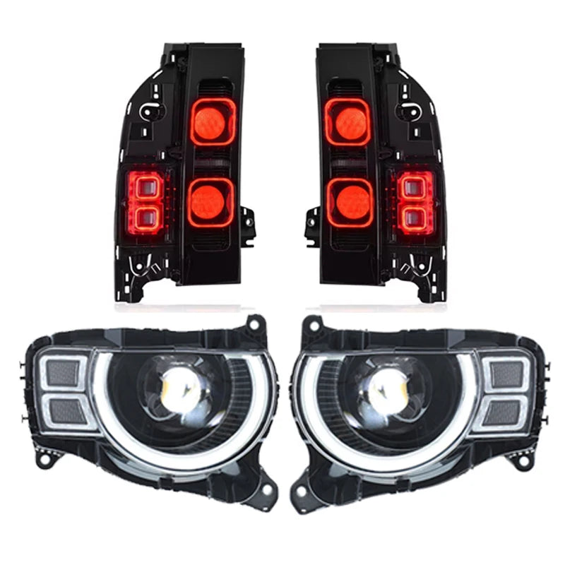 Phares LED et Feux Arrière Land Rover Defender 90 110 2020-2025 Feux de Jour Clignotants